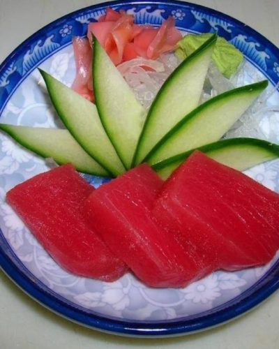 Stag & hen night Mallorca sashimi